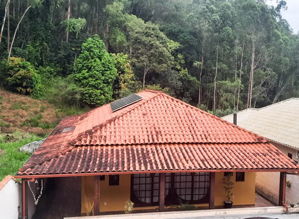 Casa com lareira, energia solar e nascente, foto 5